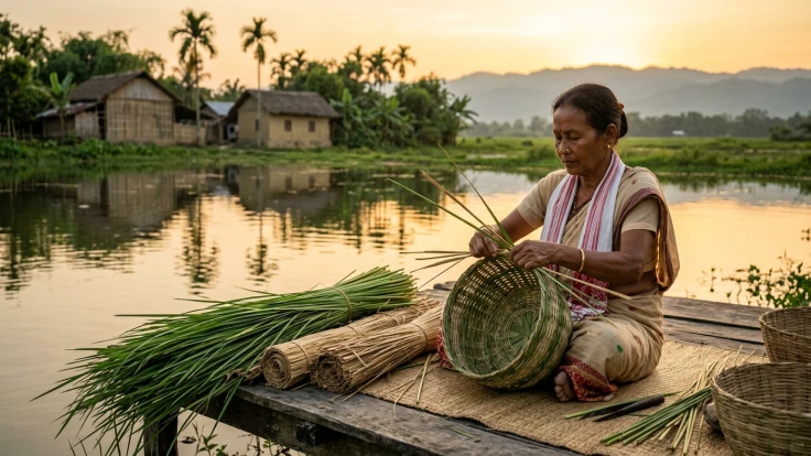 How Assam's Kauna Grass Baskets Are Transforming Sustainable Home Decor